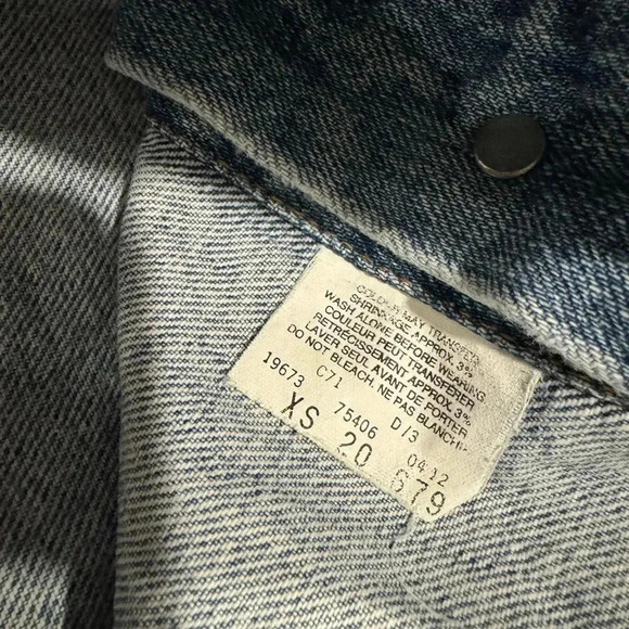 Vtg Levi’s Denim  Jean Jacket - Picture 5 of 6